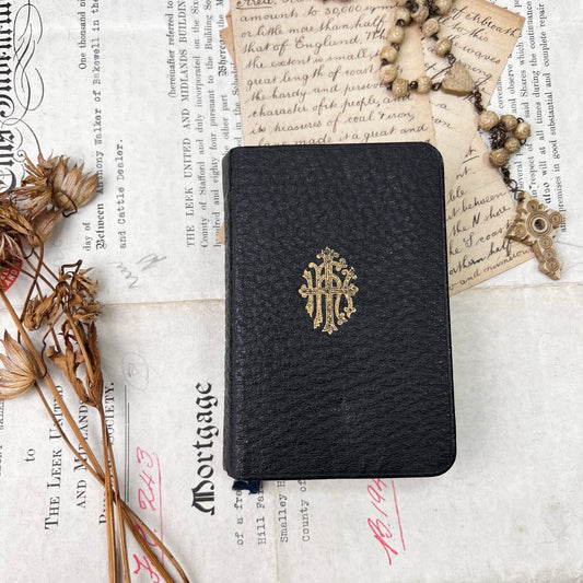 Leather Bound Monogrammed Common Prayer Book