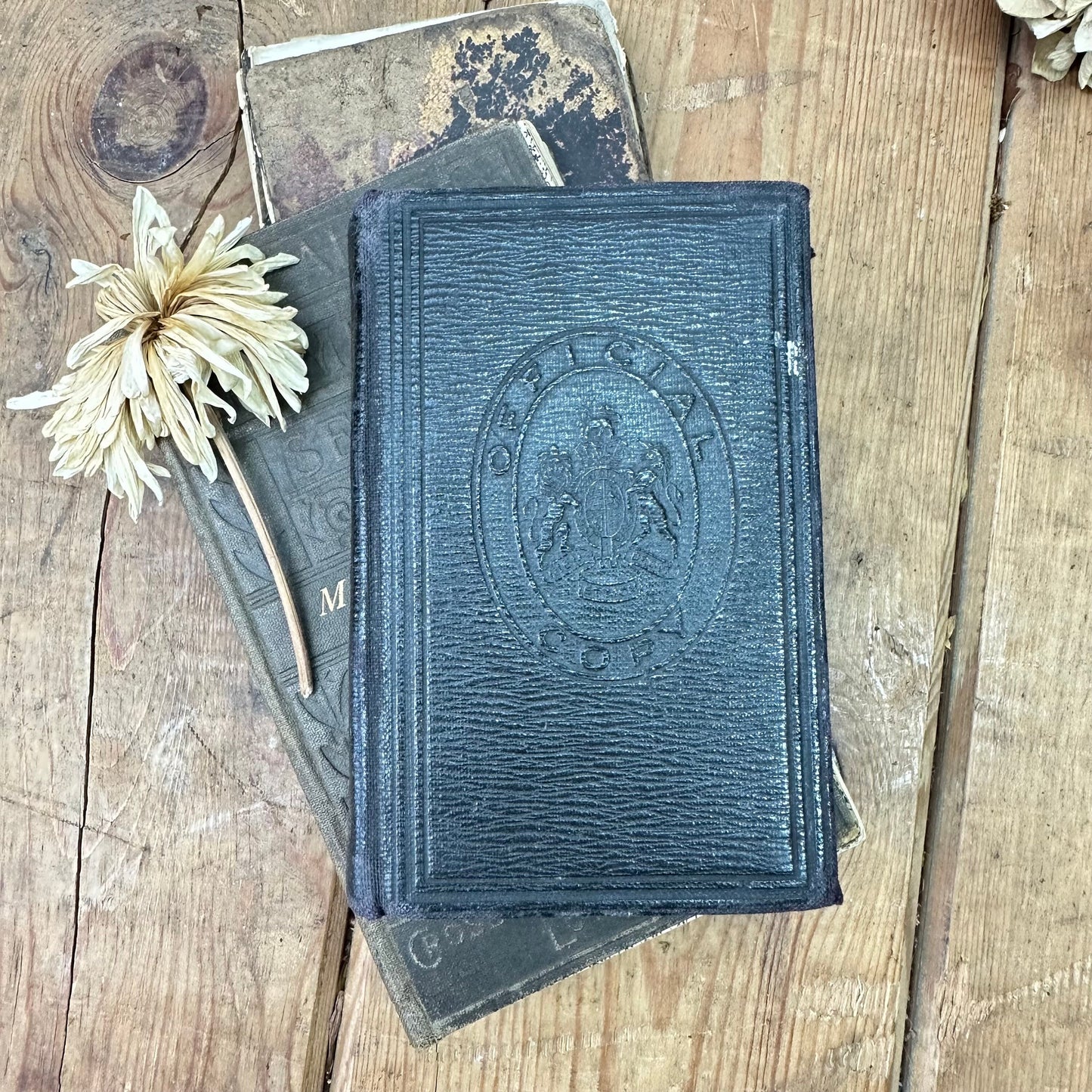 Vintage Black Small Bible Collectable Book