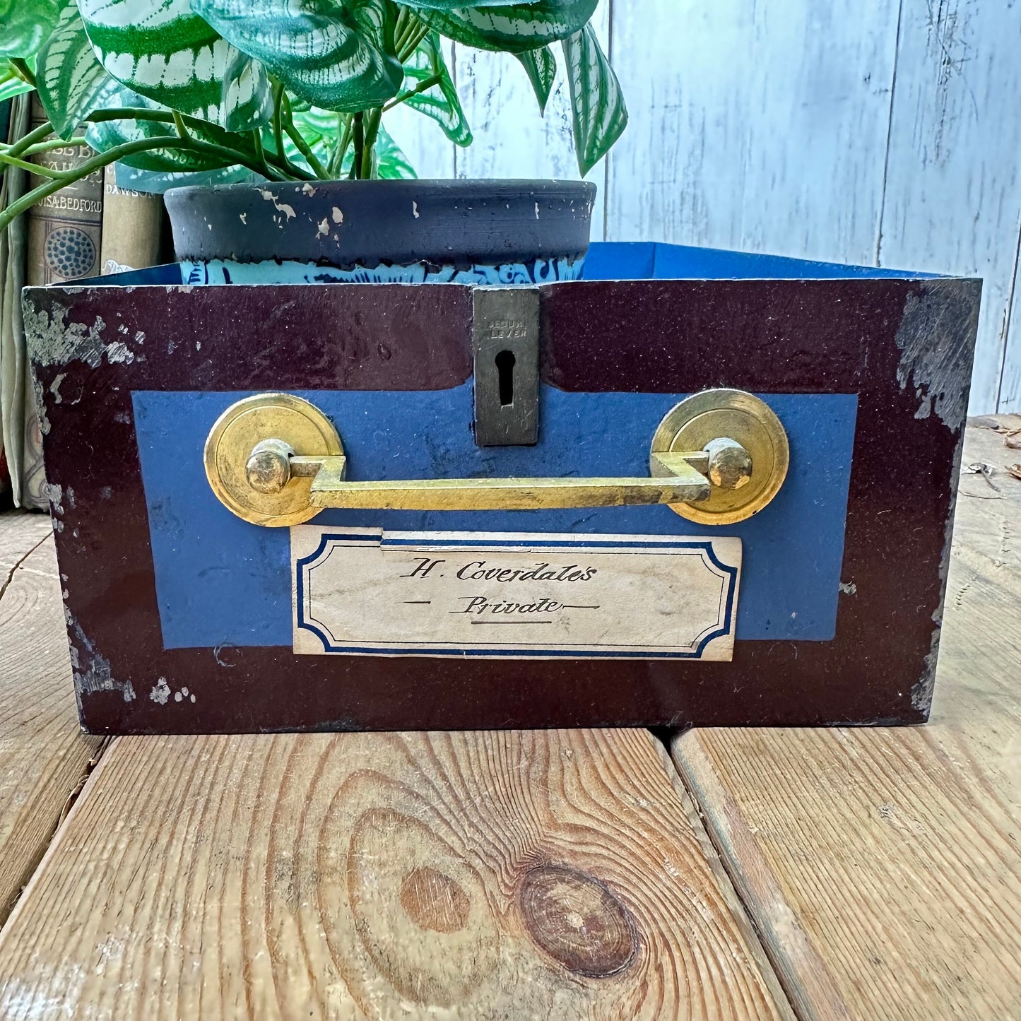 Vintage Metal Draw, Planter