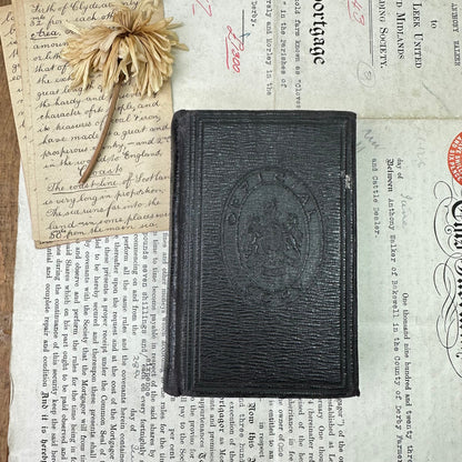 Vintage Black Small Bible Collectable Book