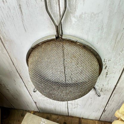 Vintage Metal Strainer Tea Strainer Sieve