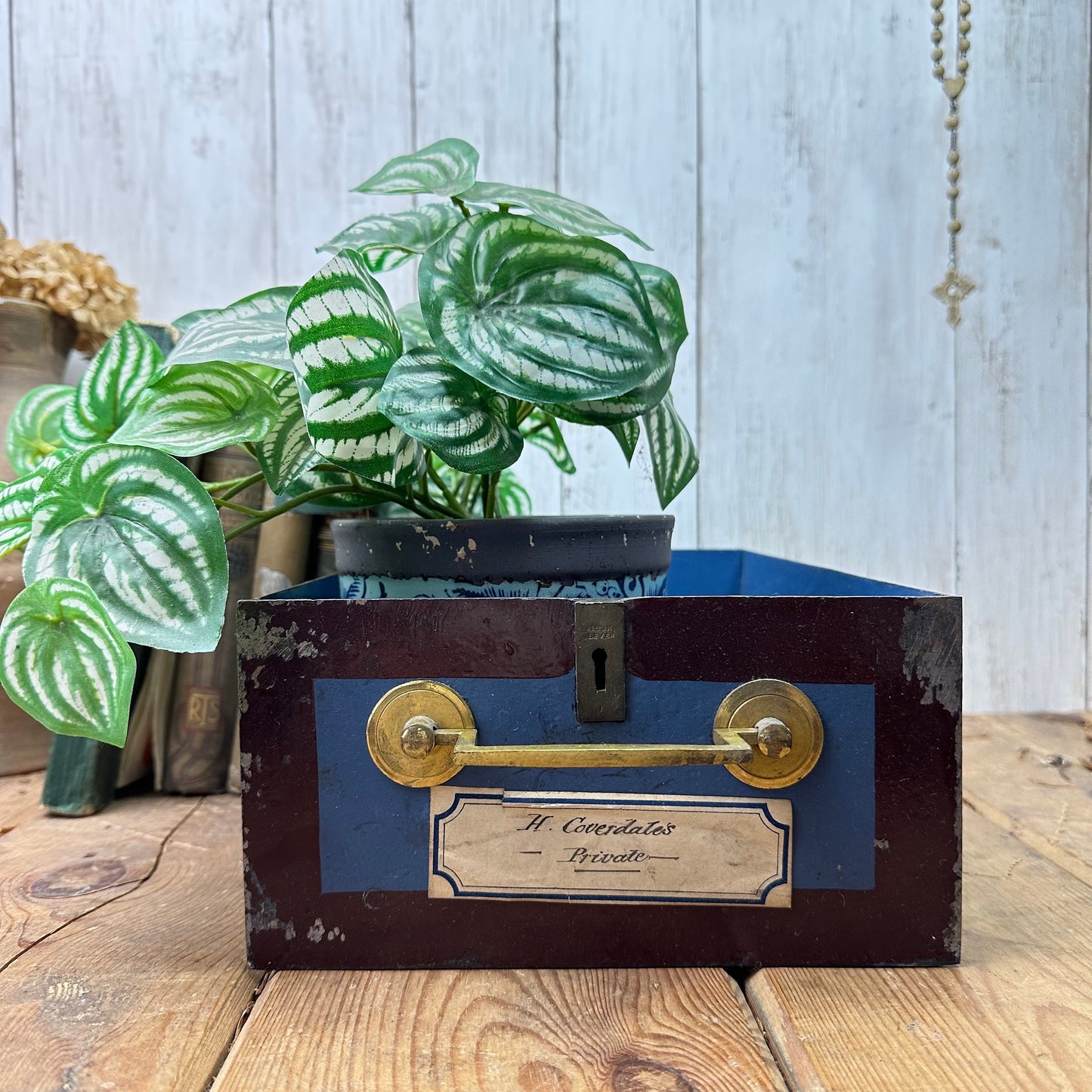 Vintage Metal Draw, Planter