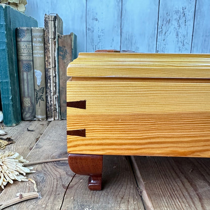 Carved Wooden Box Keepsake Box, Jewellery Box, Gift Box