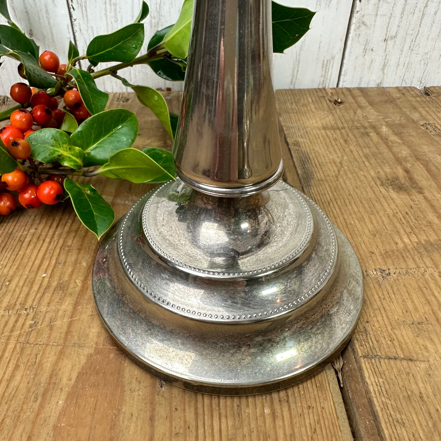 Beautiful Silver Plated Candlestick