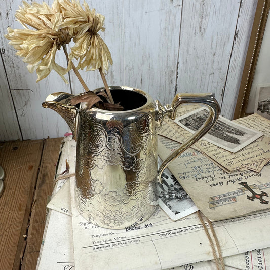 Stunning Vintage Silver Plated Cream Jug