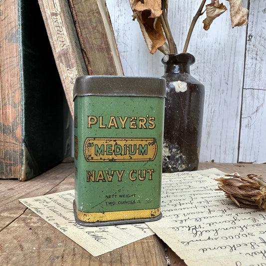 Antique Players Navy Cut Tobacco Tin