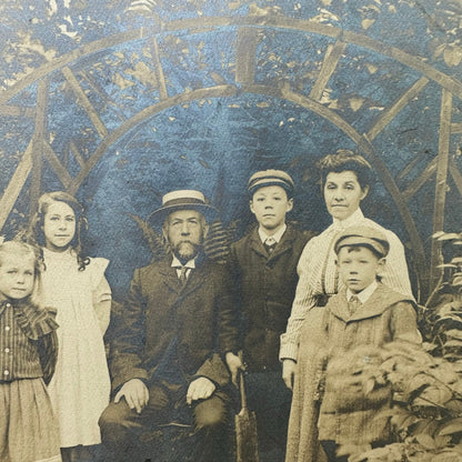 Pair of Victorian Black & White Portrait, Family Photographs