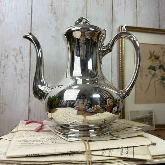 Stunning Sliver Plated Coffee Pot