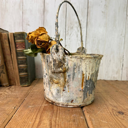 Vintage Paint Kettle Pot, Planter Storage Pot* - The Blind Mole