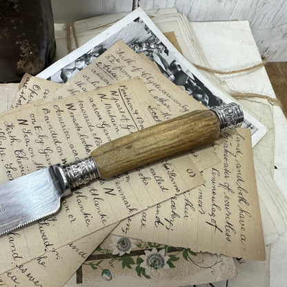 Horn Cheese Knife by James Dixon & Sons Sheffield