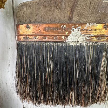 Large Rustic Worn Paint Brush