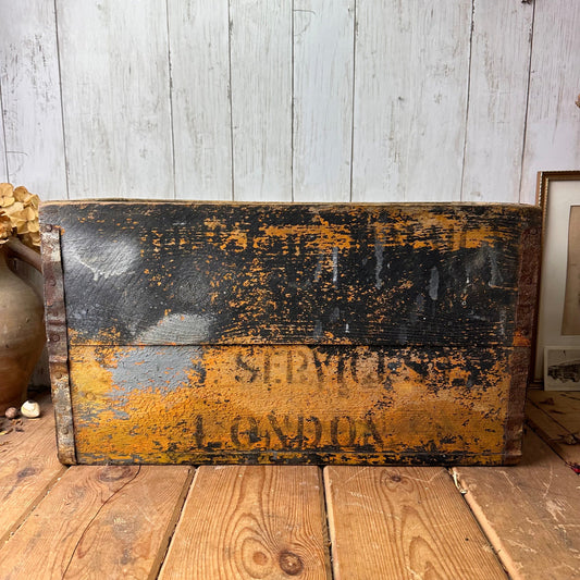 Vintage Wooden Crate, Bottle Rack