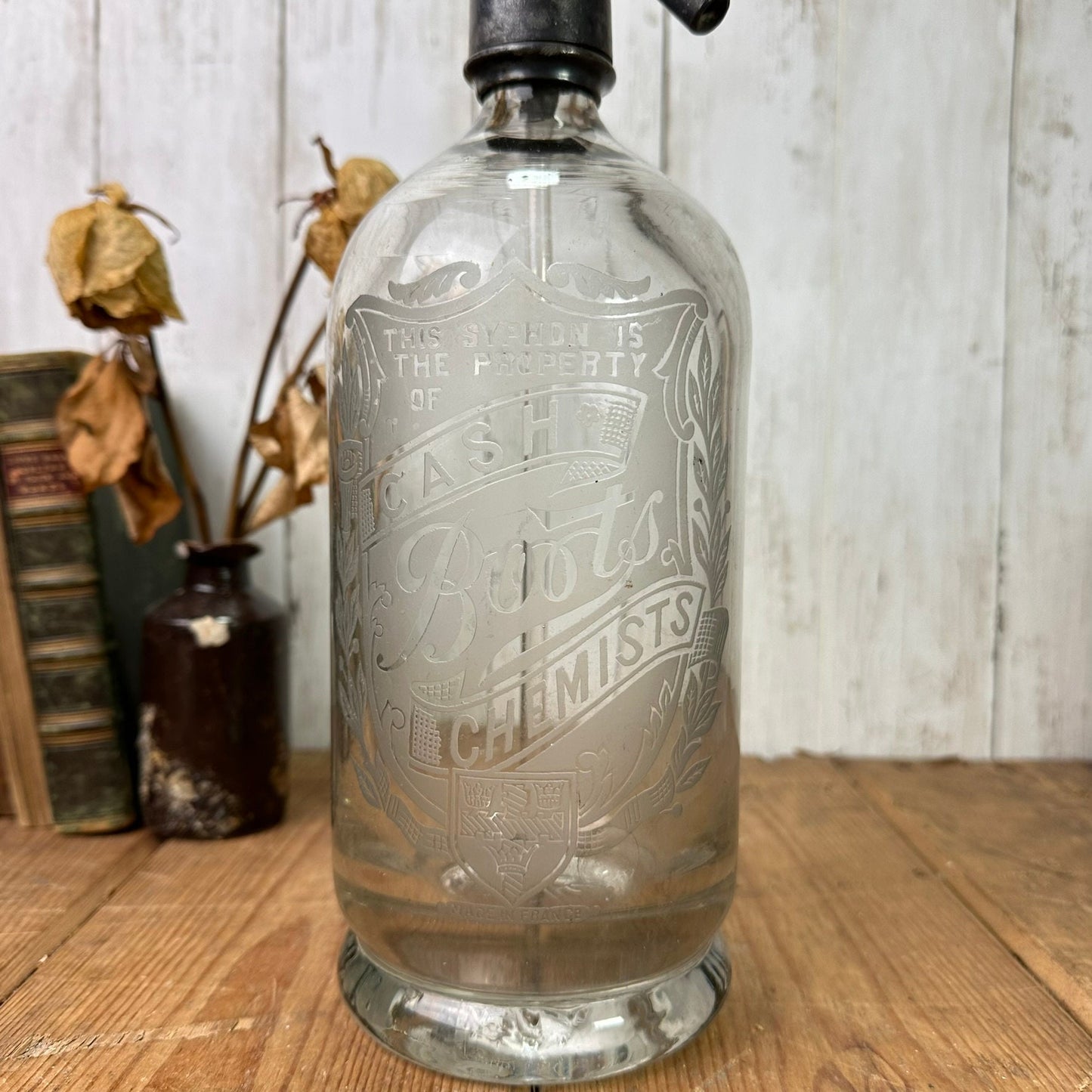 Antique Soda Syphon Boots Chemists