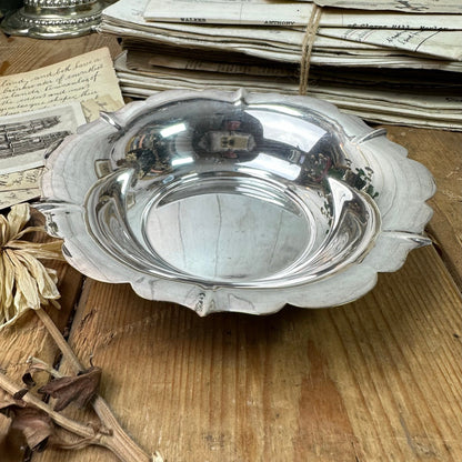 Silver Plated Ticket Dish, Ring Dish