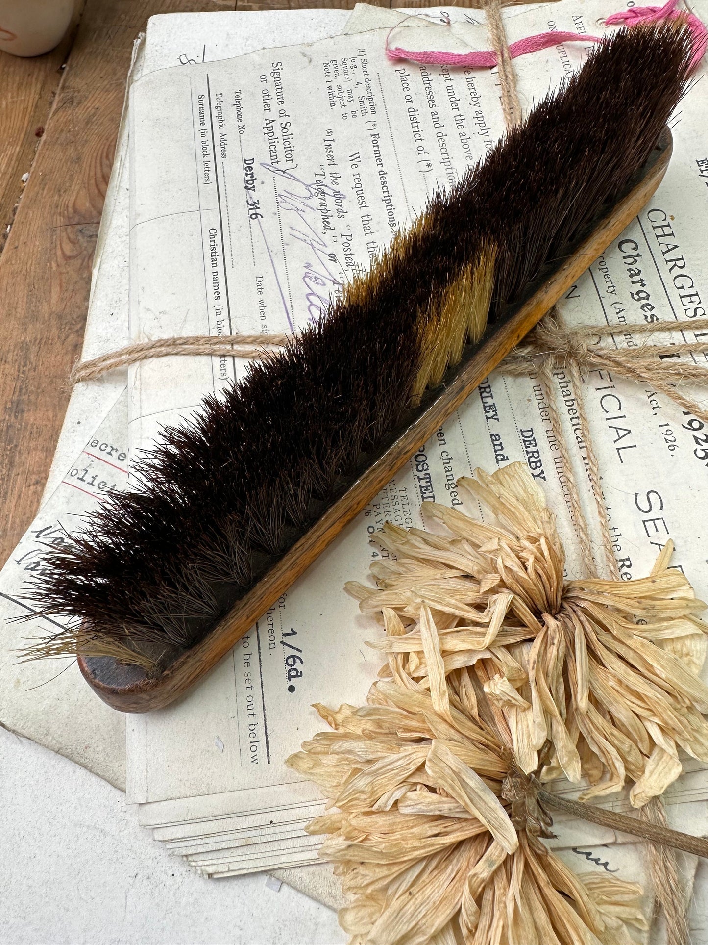 Fabulous Antique Shoulder Clothes Brush