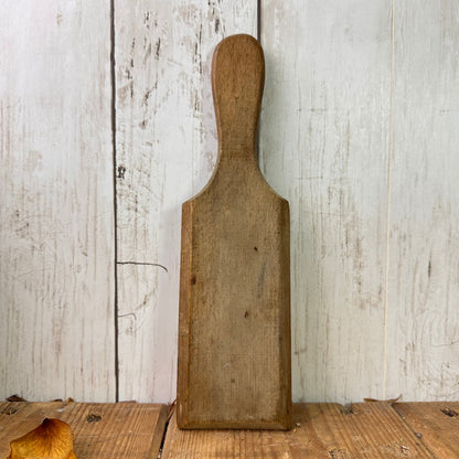 Vintage Wooden Gnocchi Paddle Butter Pat