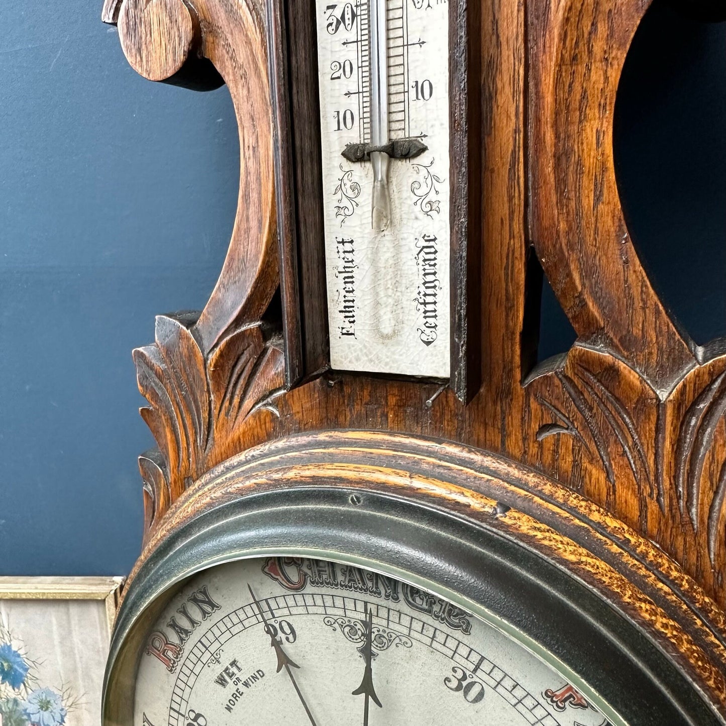 Huge Antique Barometer