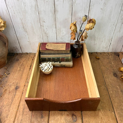 Vintage Wooden Box, Collar Drawer