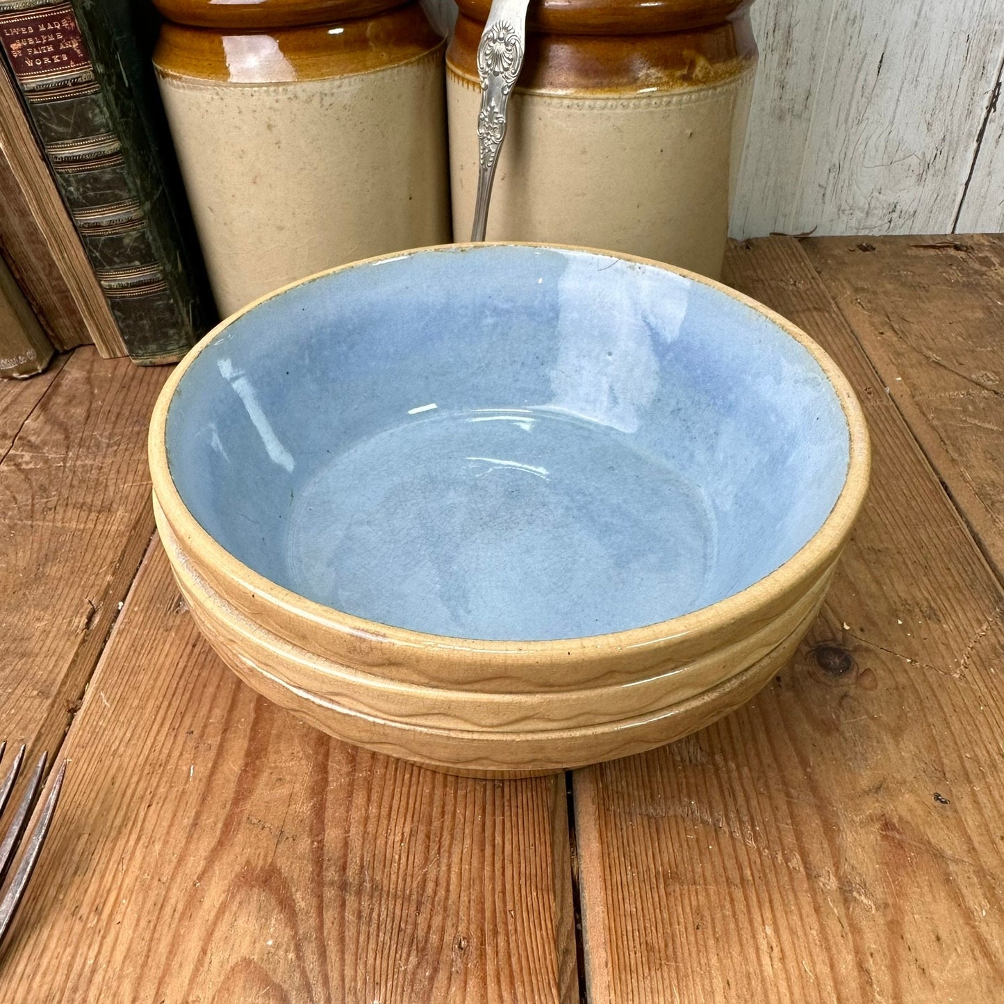 Three Rustic Stoneware Mason & Cash Casserole Pie Dishes