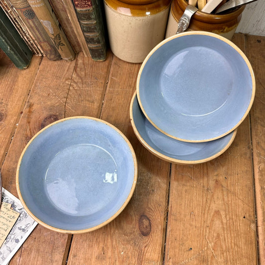 Rustic Stoneware Mason & Cash Casserole Pie Dish Pale Blue