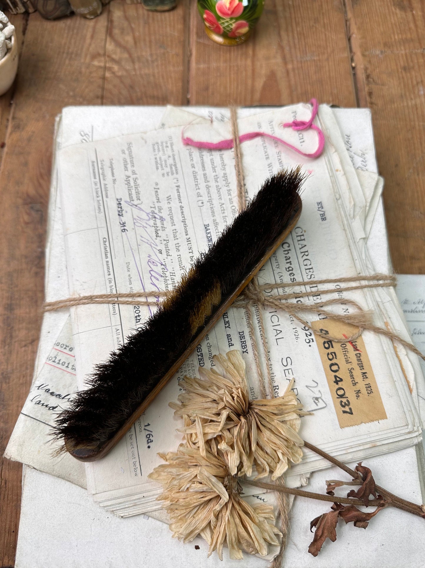 Fabulous Antique Shoulder Clothes Brush