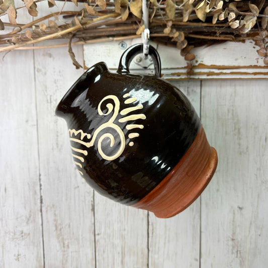 Black French Terracotta Water Jug