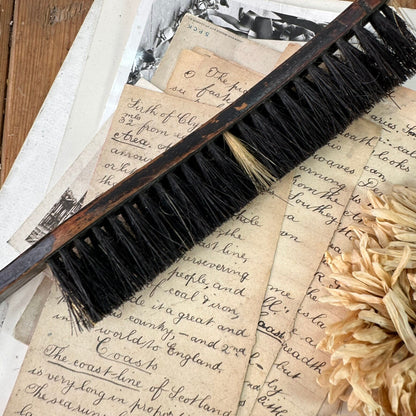 Fabulous Milliners Hat Brush Black Ebonised