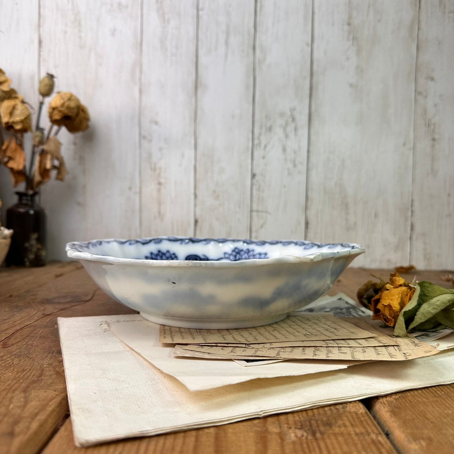 Losol Ware by Keeling and Co Kingston Blue Bowl Chandos Pattern