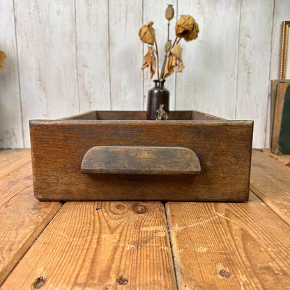 Vintage Wooden Shelf, Toy Box