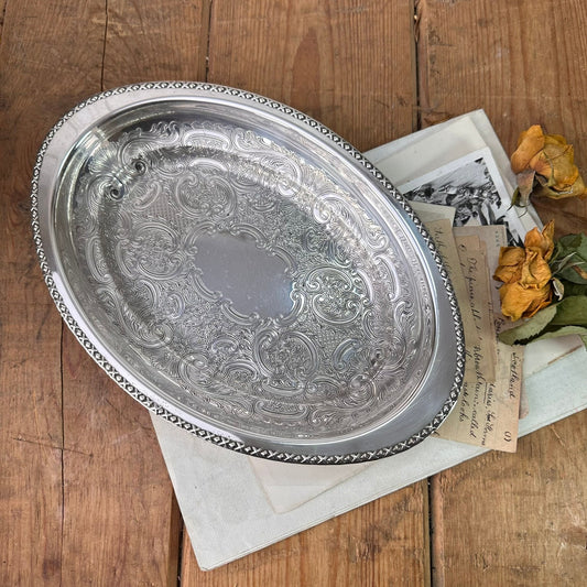 Silver Plated Serving Dish, Platter