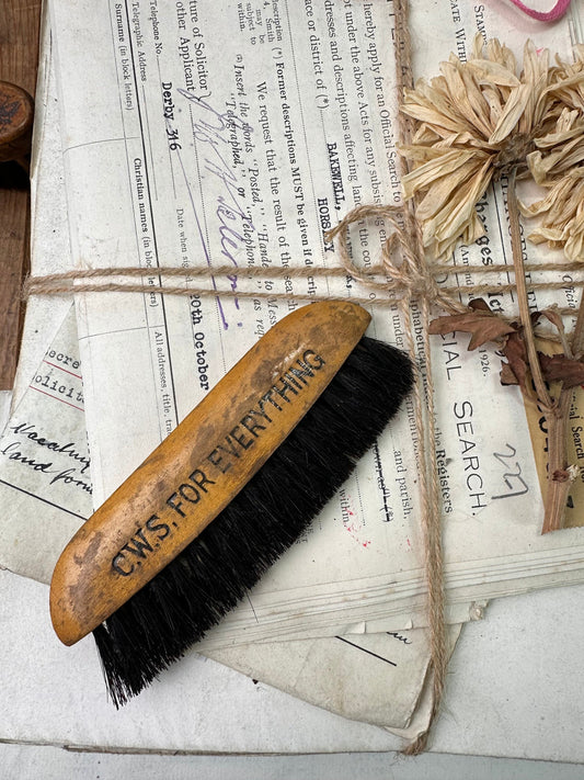 Fabulous Antique CWS Collar Brush, Laptop Brush