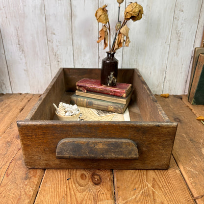 Vintage Wooden Shelf, Toy Box