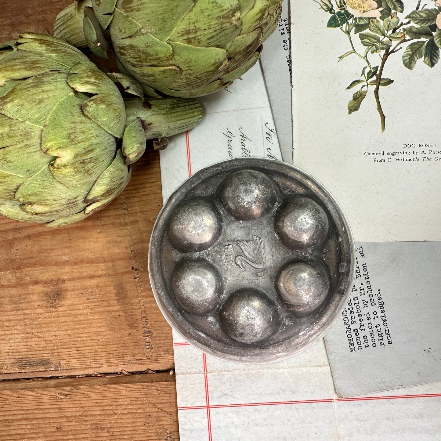 Vintage British Made Aluminium Round Jelly Pudding Mould