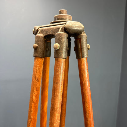 Antique Wooden Surveyors Tripod ER Watt & Sons