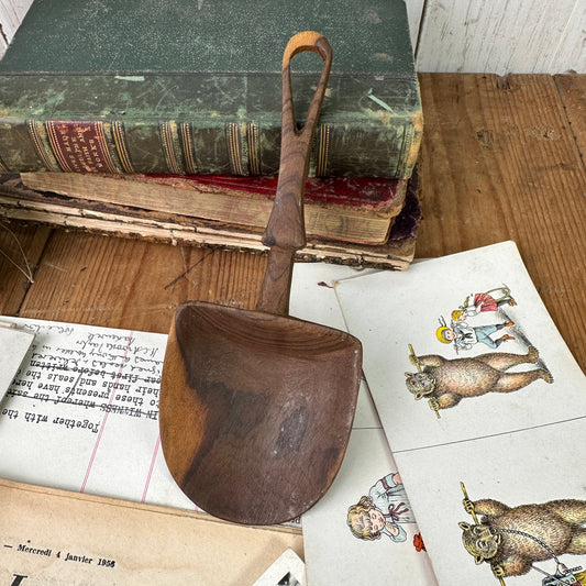 Rustic Farmhouse Wooden Hanging Scoop