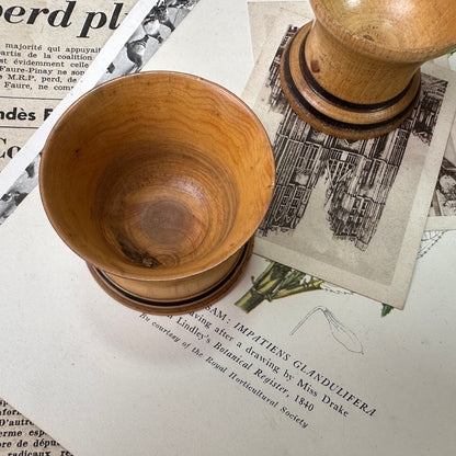 Vintage Carved Dice Shaker Cup