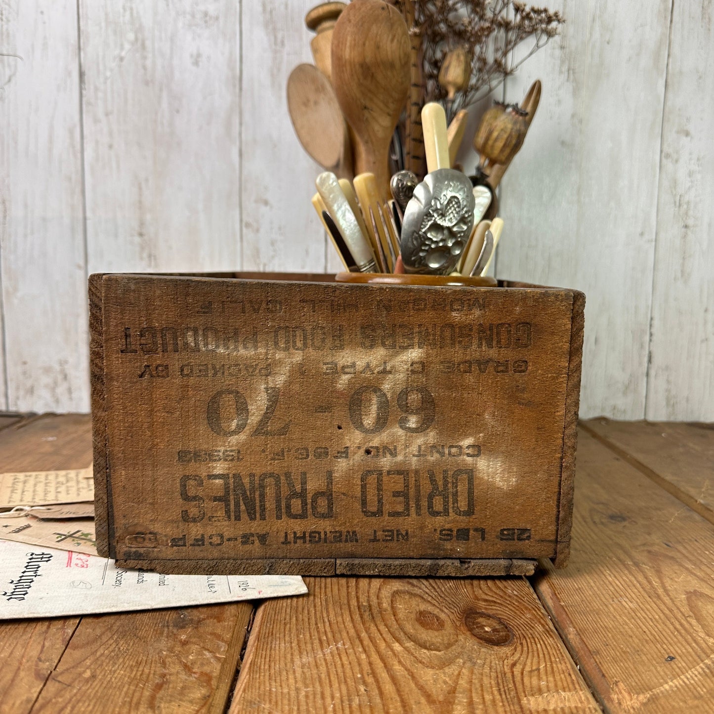 Vintage Wooden Crate, Bottle Rack, Wooden Toy Box Storage