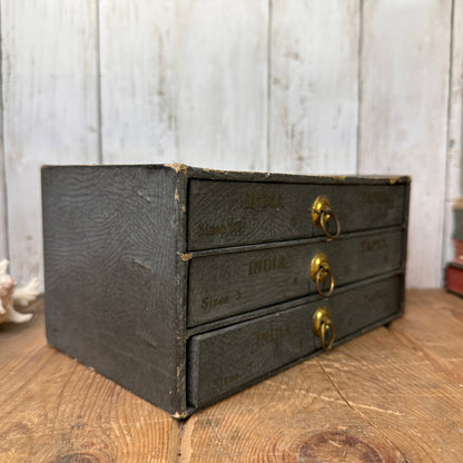 Antique Card Small Drawers, Specimen Chest St George Tape Cabinet Retail