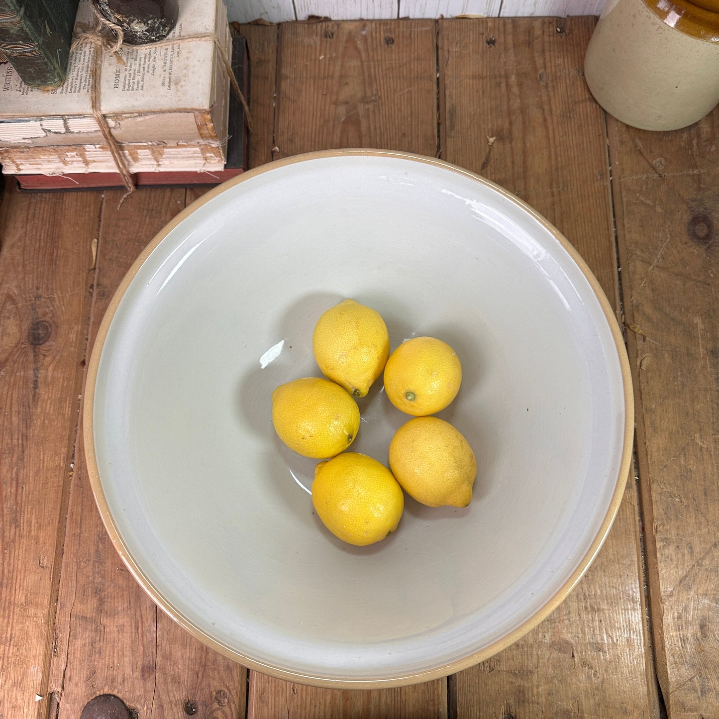 Rustic Gresley Stoneware Mixing Bowl