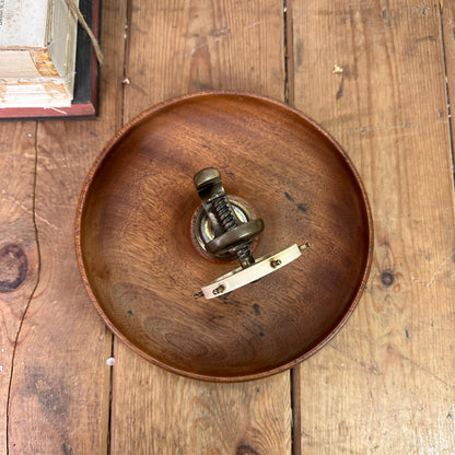 Vintage Ships Wheel Nut Cracker