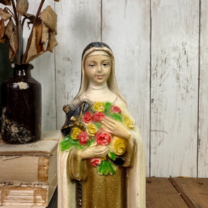 Vintage Italian St Theresa Figure Statuette