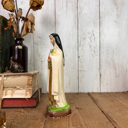 Vintage Italian St Theresa Figure Statuette