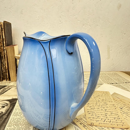 Art Deco Blue Falcon Ware Vase Jug