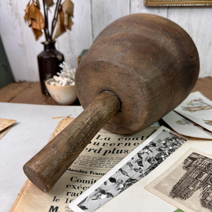 Antique Stonemason's Hardwood Mallet, Doorstop