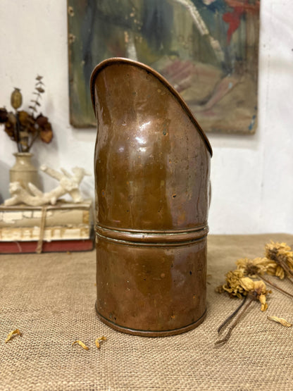 Antique English Copper One Gallon Helmet Jug