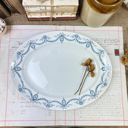 Losol Ware by Keeling & Co Kingston Blue Platter plate