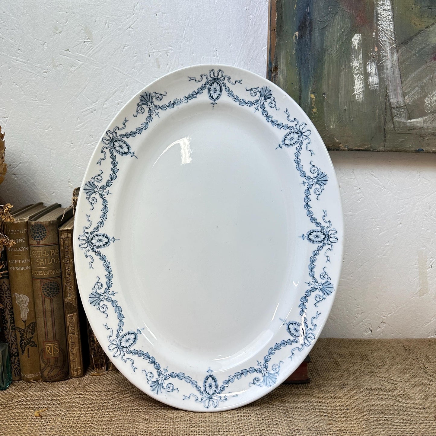 Losol Ware by Keeling & Co Kingston Blue Platter