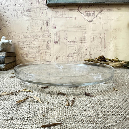 Pressed Glass Cake Stand