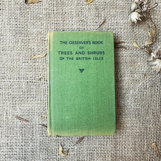 The observer’s book of Trees & Shrubs of The British Isles - Title Top to Bottom