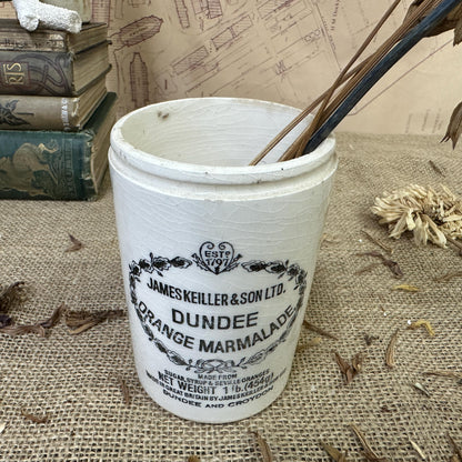 Stoneware Dundee Marmalade Jar Canister, Vase, Utensils Pot